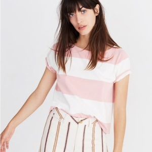Madewell Setlist Boxy Top in Norfolk Stripe